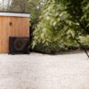 Sparrow-garden Weheat Sparrow warmtepomp in tuin