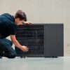 Weheat Flint warmtepomp installatie aan woning