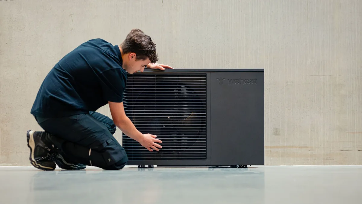 R290 warmtepomp installatie aan huis