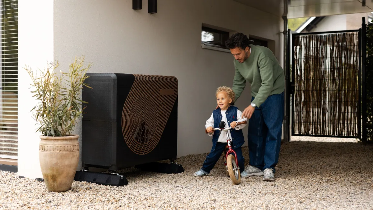 Warmtepomp bij een woning